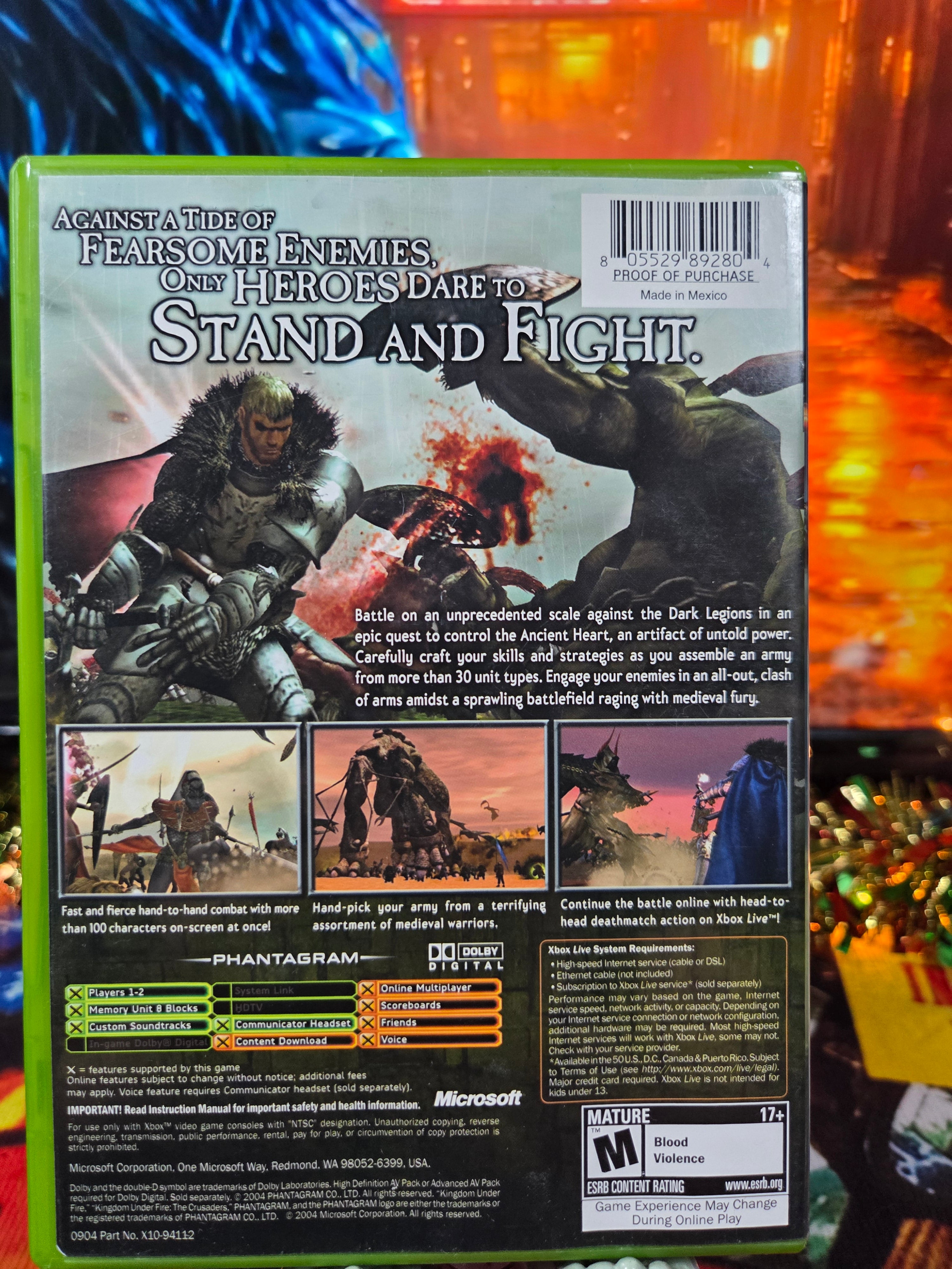 KINGDOM UNDER FIRE-XBOX