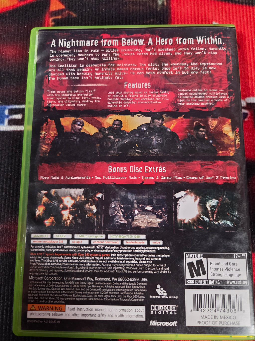 GEARS OF WAR-XBOX 360