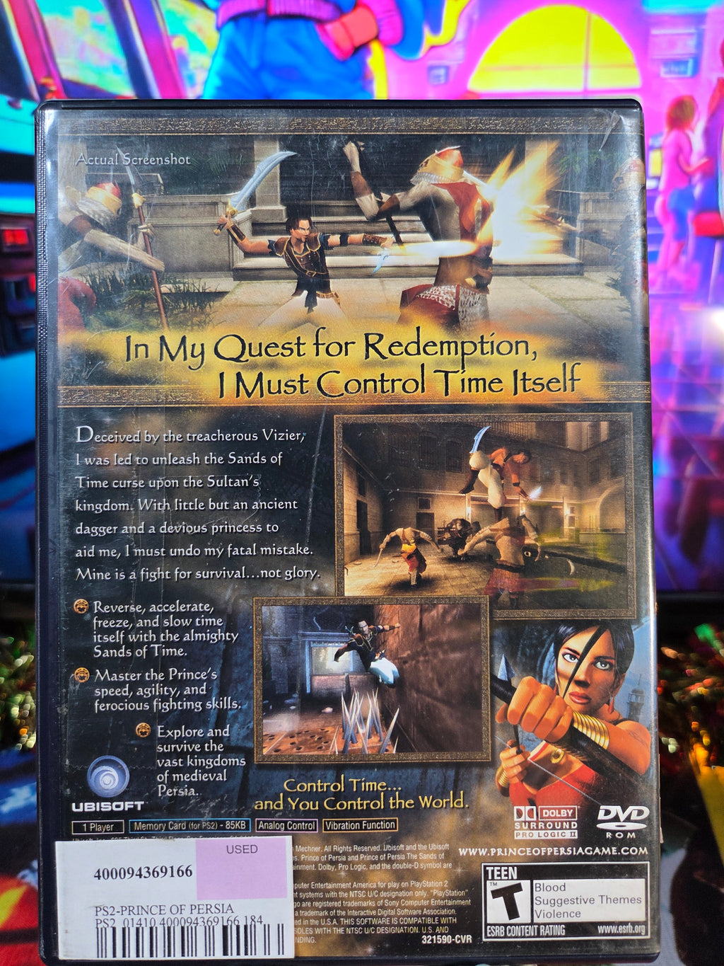 PRINCE OF PERSIA THE SANDS OF TIME-PS2