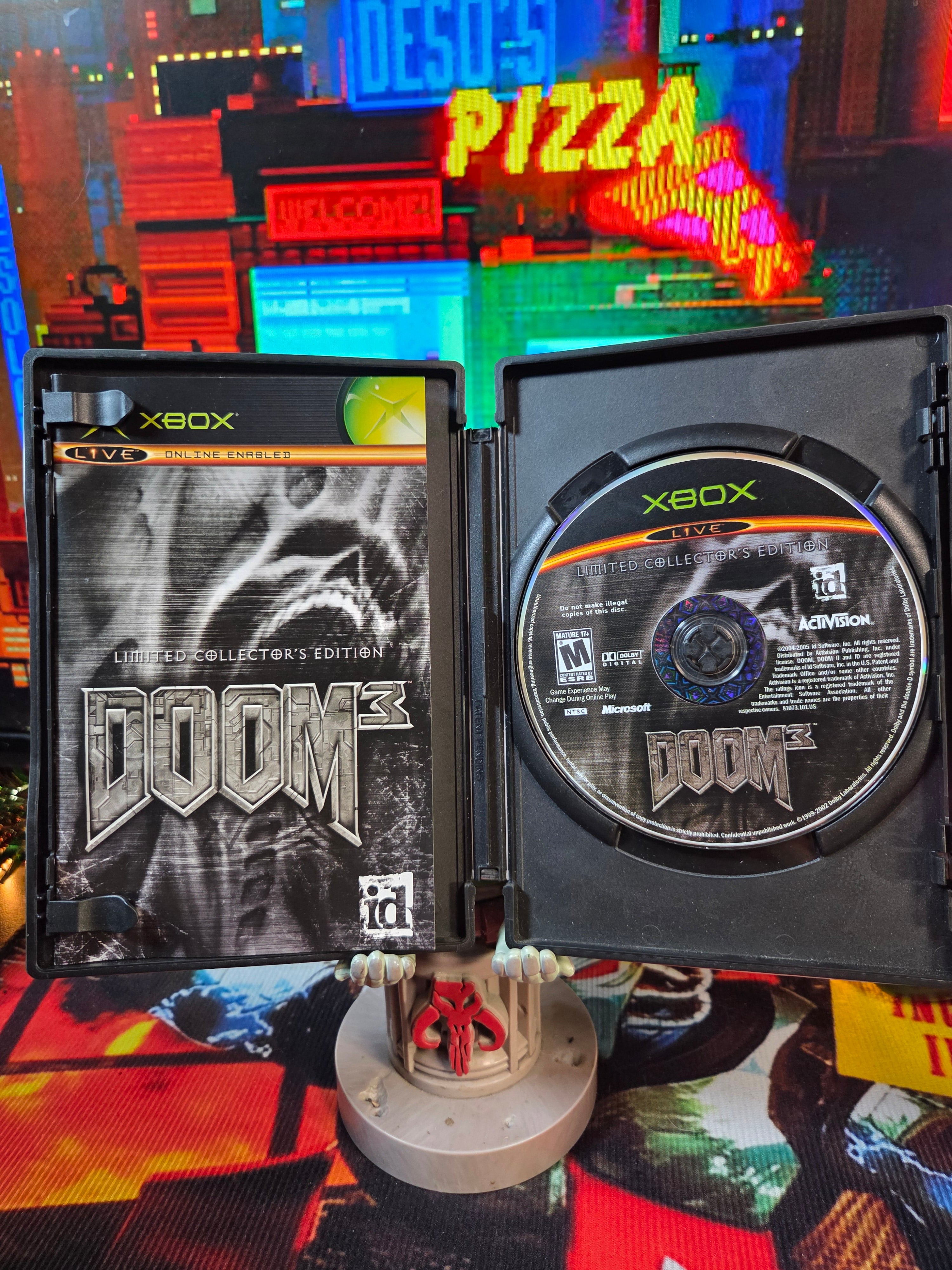 DOOM 3 LIMITED COLLECTOR'S EDITION STEEL BOOK-XBOX