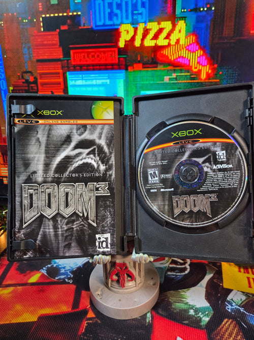DOOM 3 LIMITED COLLECTOR'S EDITION STEEL BOOK-XBOX